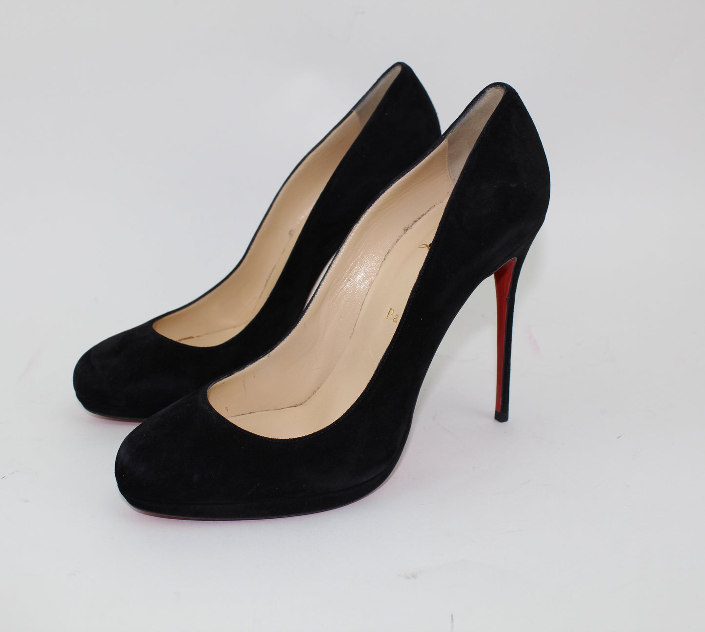CHRISTIAN LOUBOUTIN SUEDE PUMP