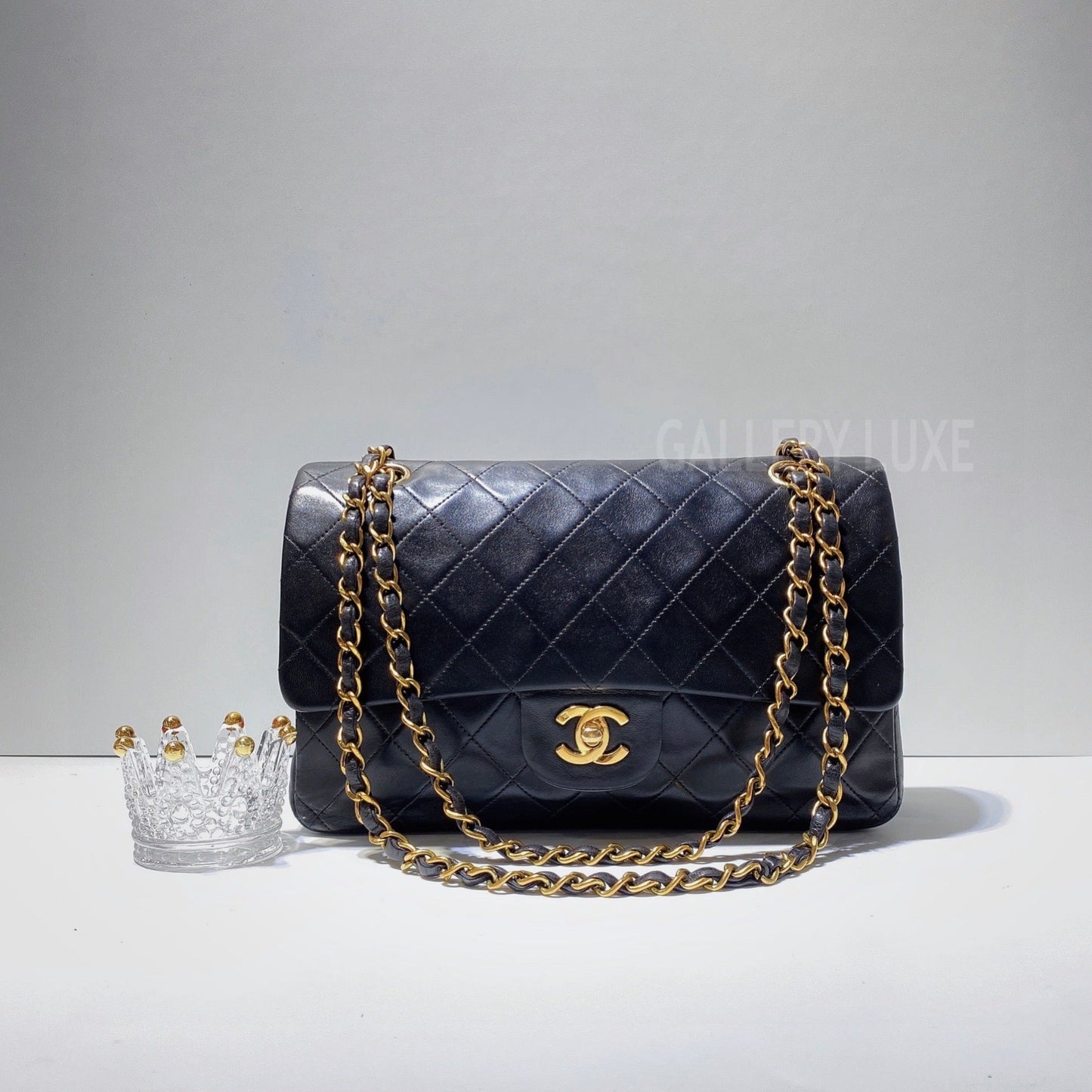 No.2997-Chanel Vintage Lambskin Classic Flap Bag 25cm