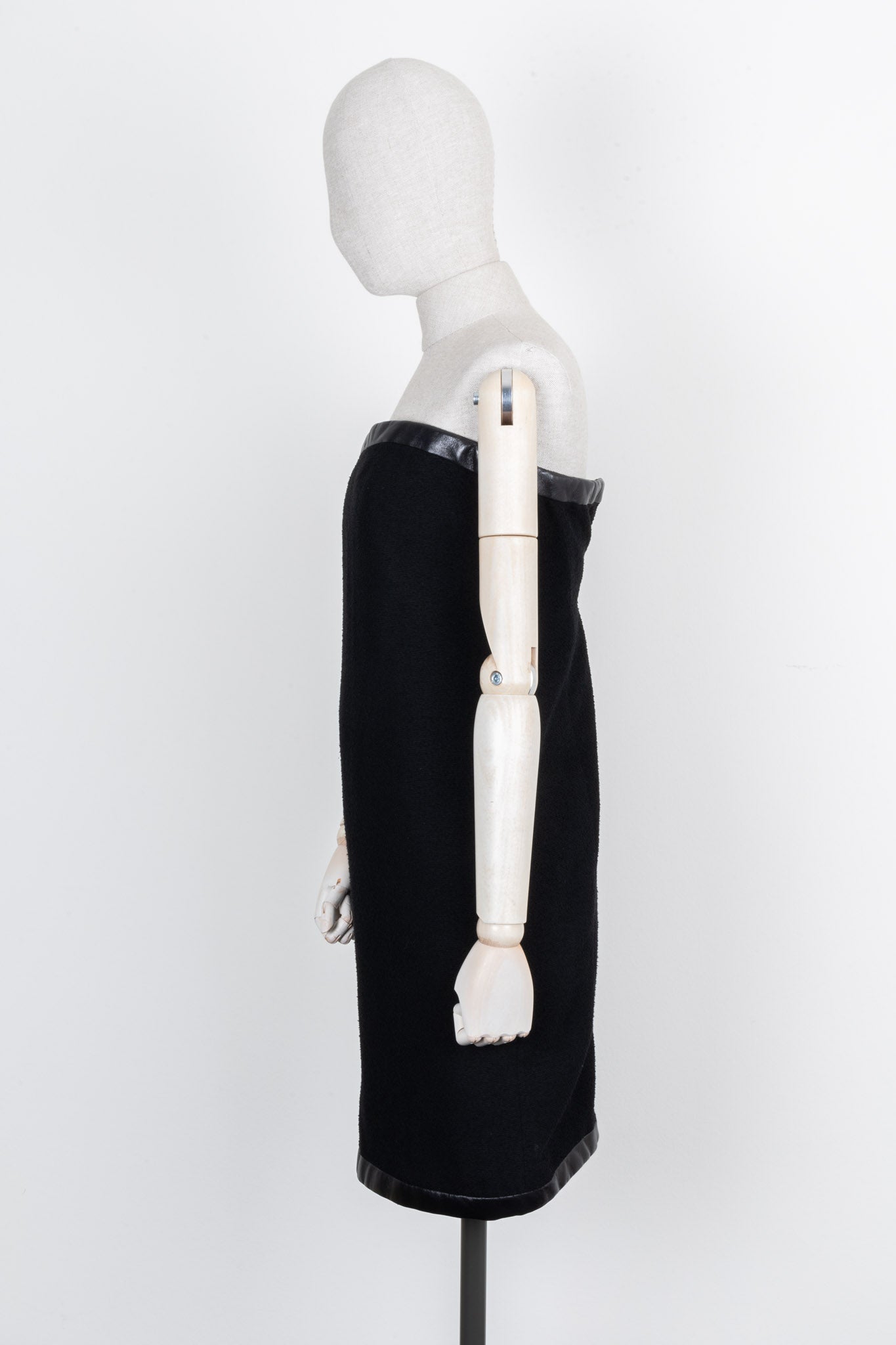 CHANEL Tube Dress Black Tweed