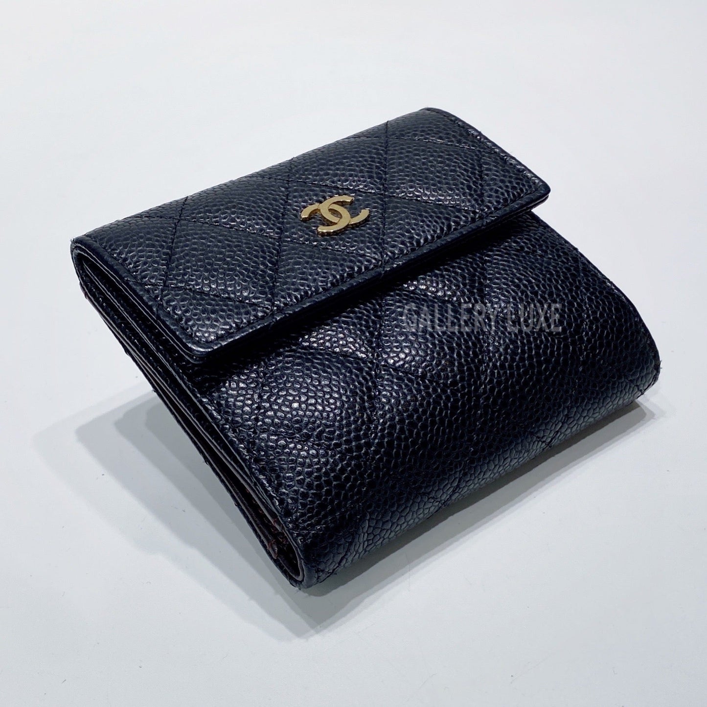 No.3440-Chanel Caviar Timeless Classic Short Wallet