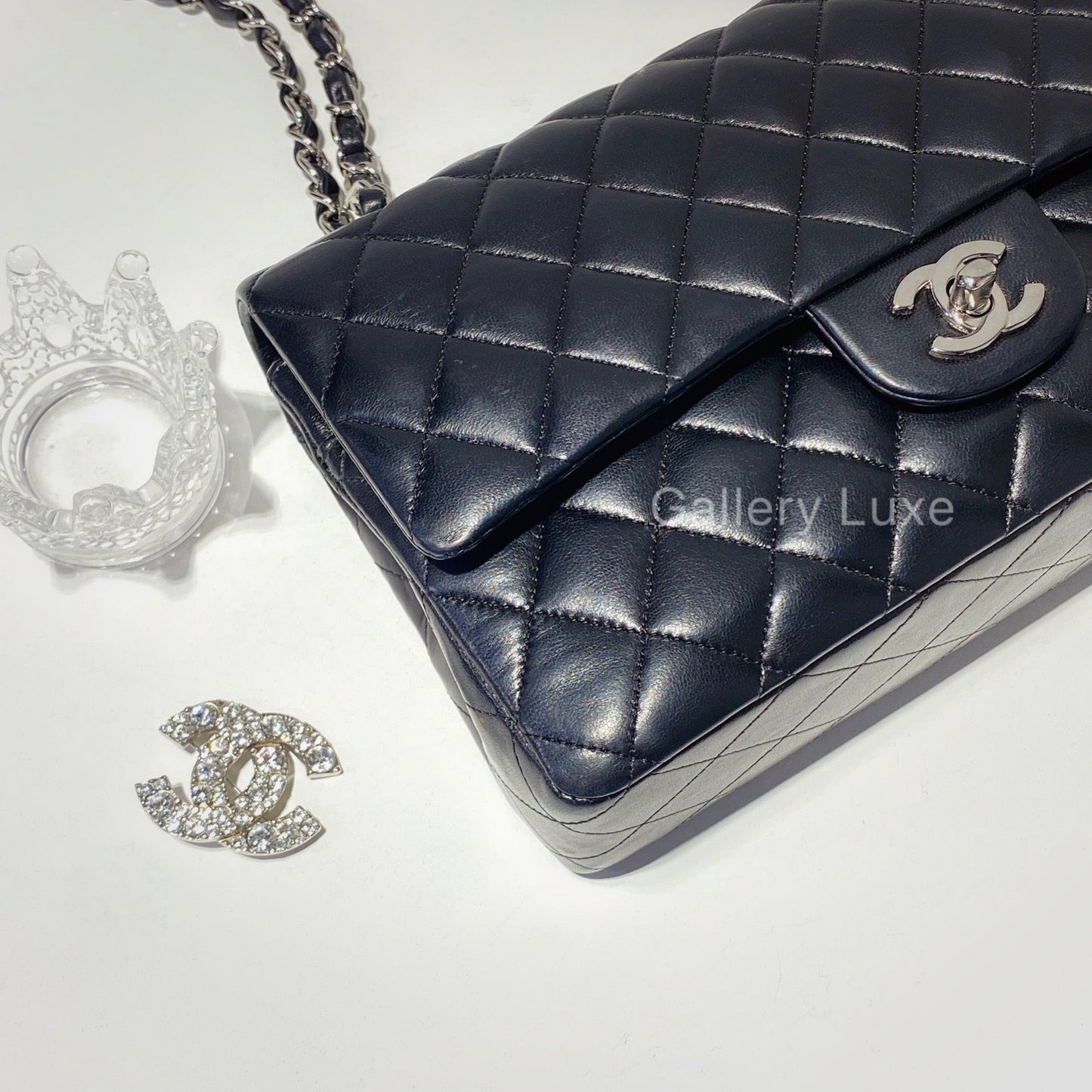 No.2216-Chanel Lambskin Classic Flap Bag 25cm