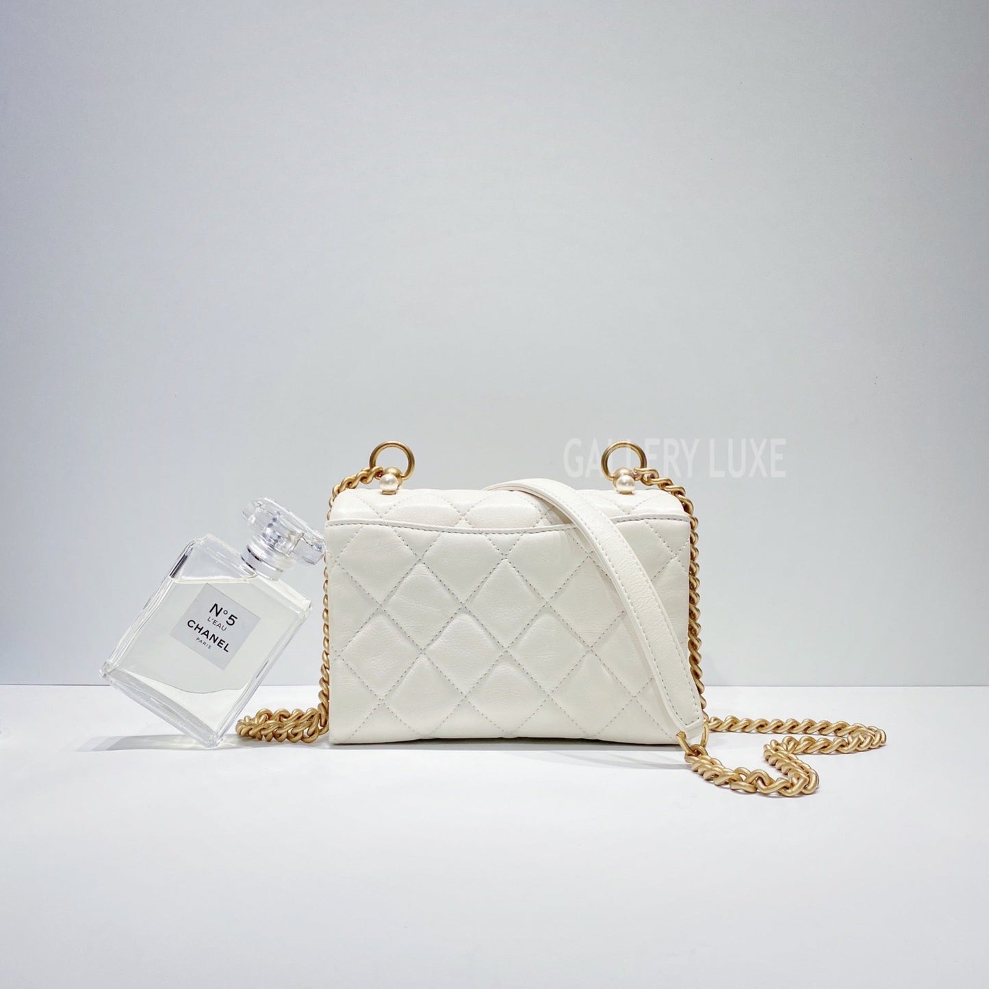 No.3443-Chanel Pearl Story Accordion Flap Bag