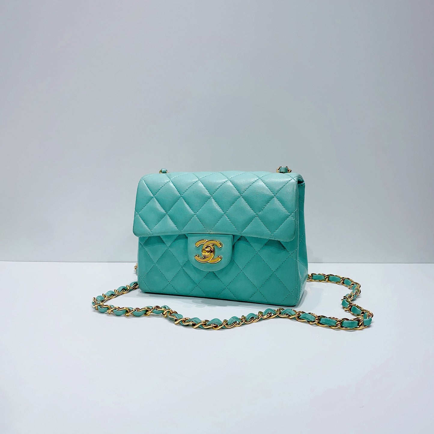 No.3276-Chanel Vintage Lambskin Classic Flap Mini 17cm