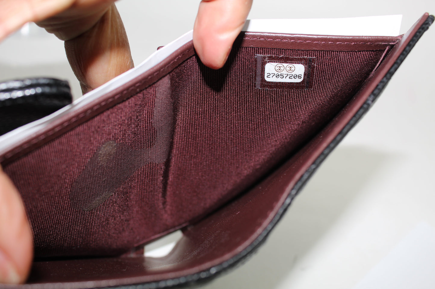 CHANEL CLASSIC SMALL CAVIER FLAP WALLET