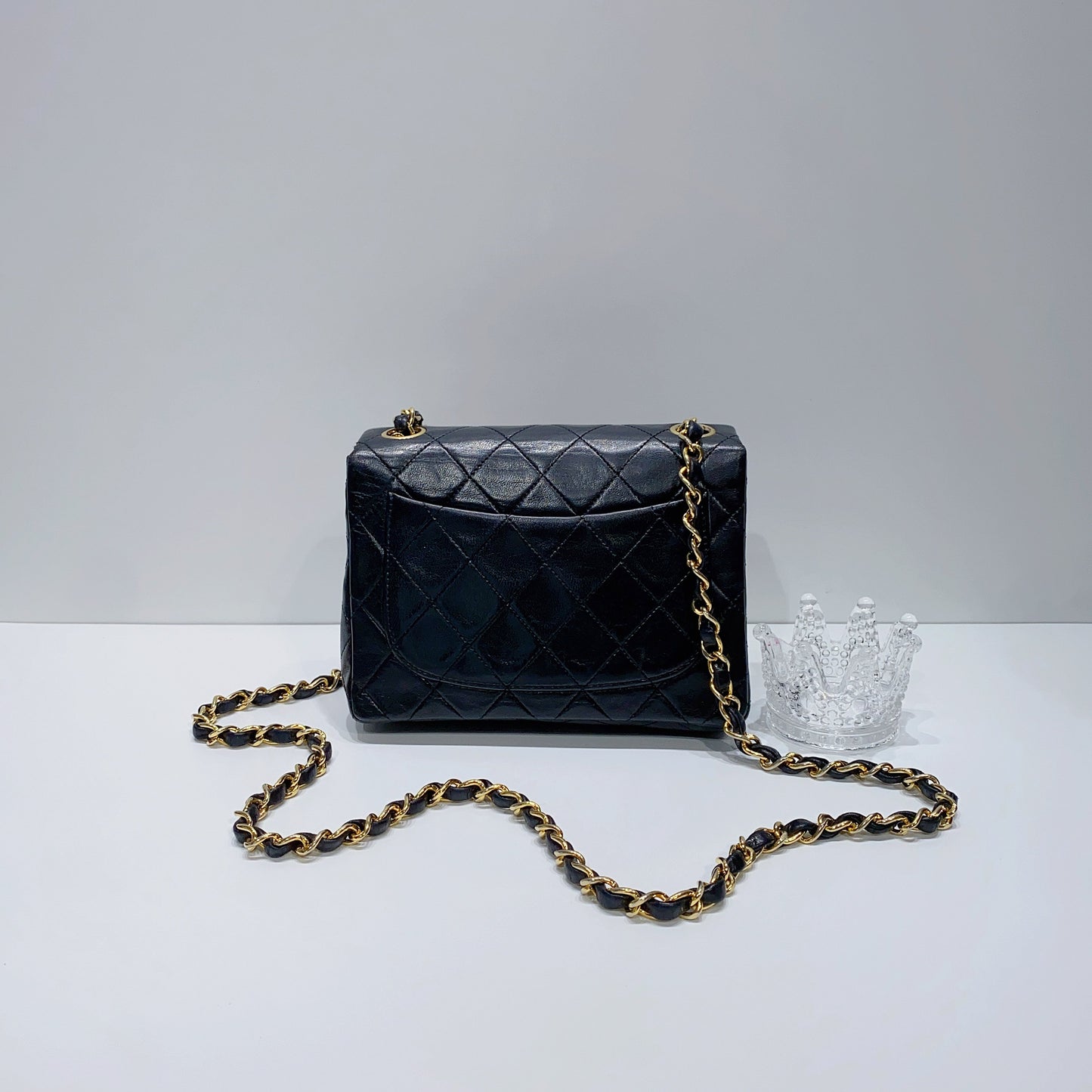 No.3277-Chanel Vintage Lambskin Classic Flap Mini 17cm
