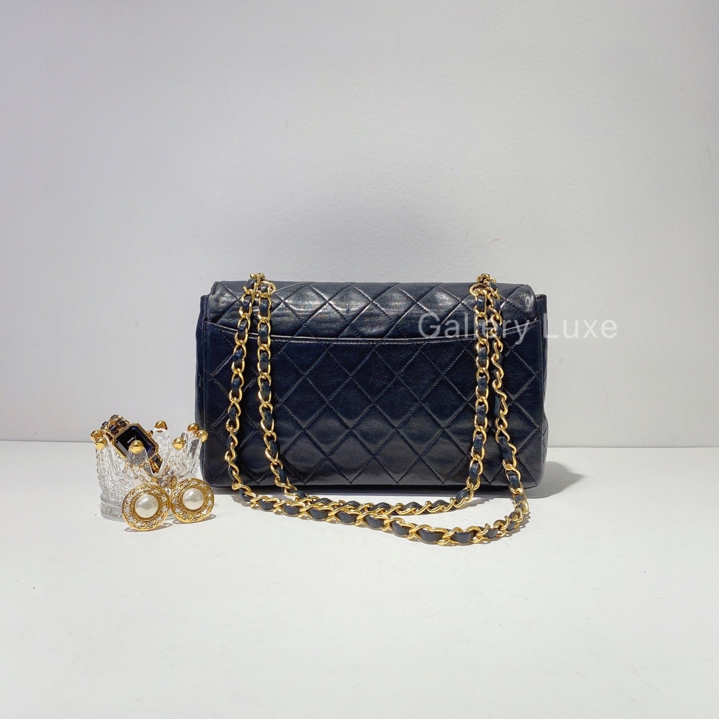 No.2485-Chanel Vintage Lambskin Flap Bag