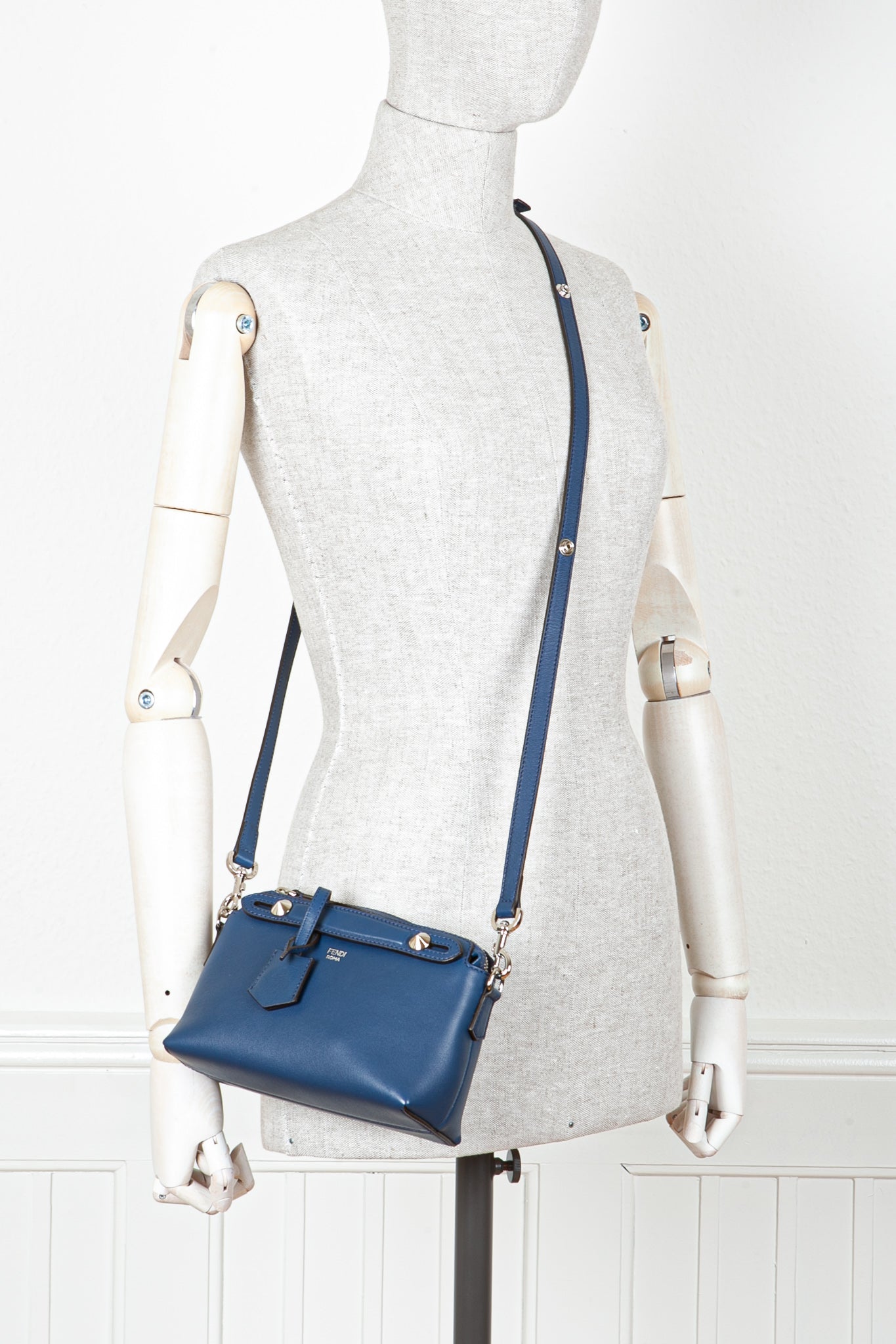 Luxury Fendi By the Way Bag Mini Blue