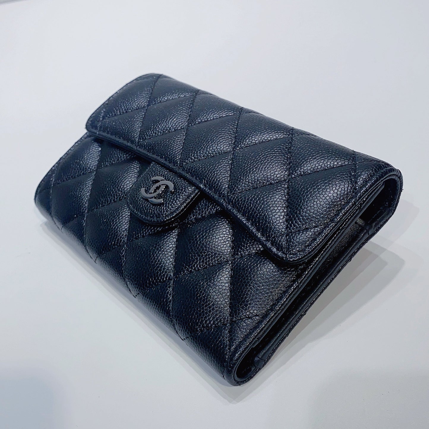 No.3700-Chanel Caviar Classic Flap Short Wallet