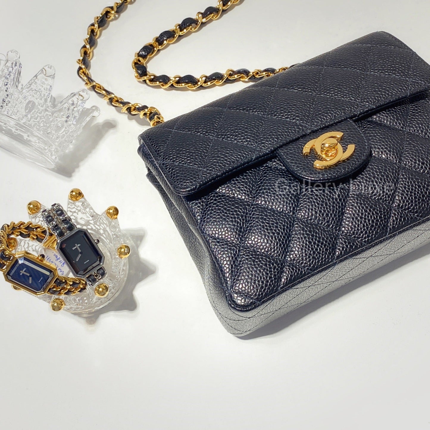 No.2263-Chanel Vintage Caviar CF Mini 17cm