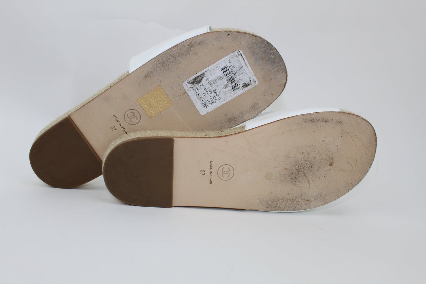 CHANEL PATENT CALFSKIN MULES