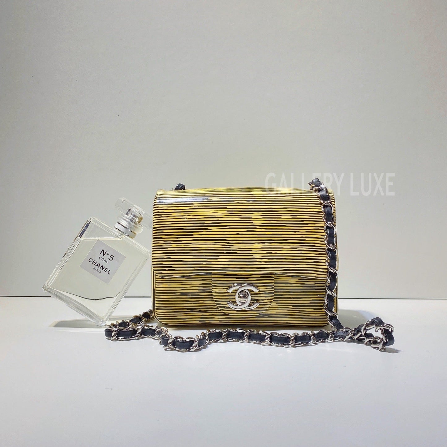 No.3007-Chanel Patent Classic Flap Mini 17cm
