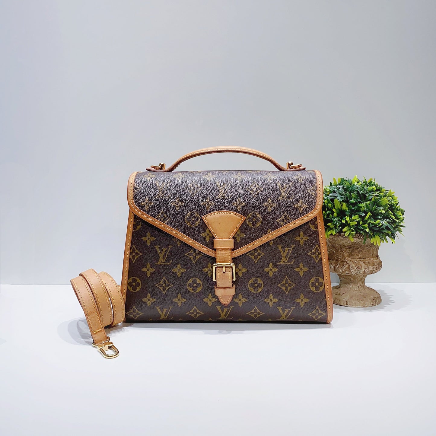 No.3776-Louis Vuitton Vintage Monogram Bel Air 2 Ways Bag