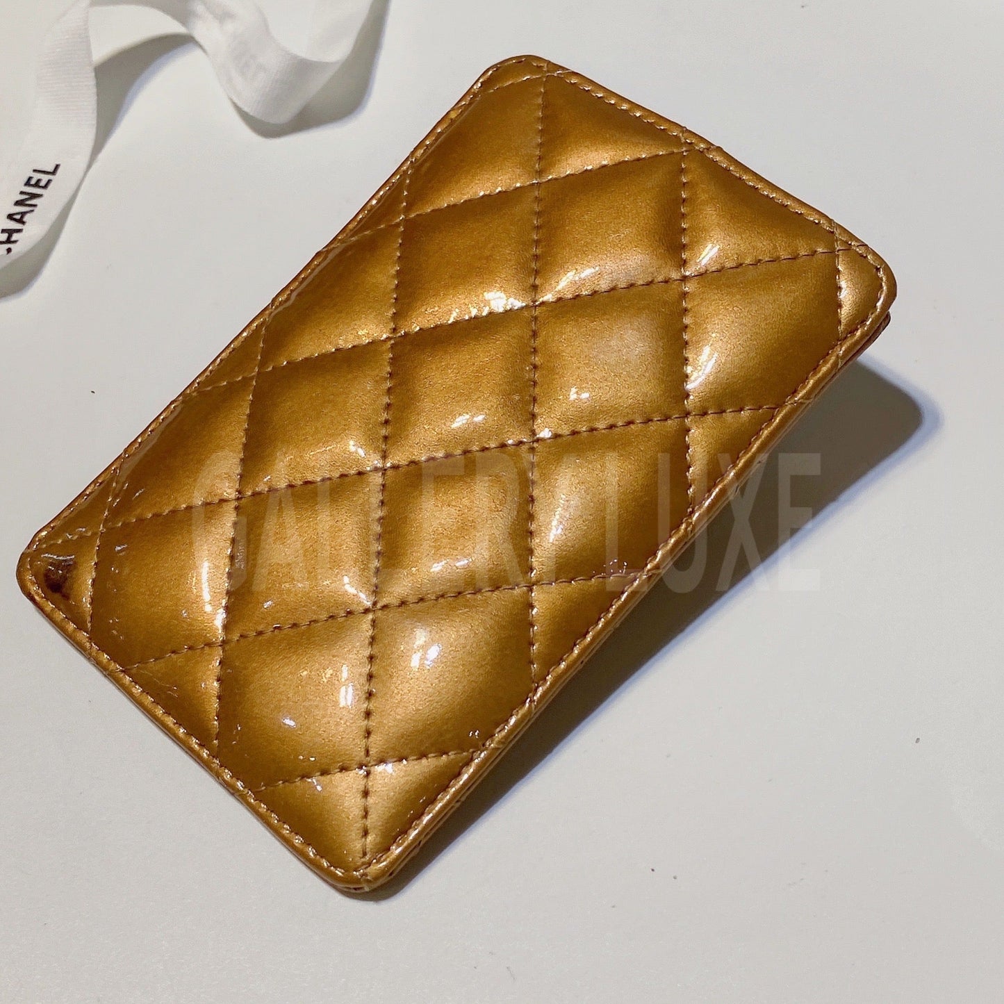 No.3220-Chanel Patent Brilliant Card Holder