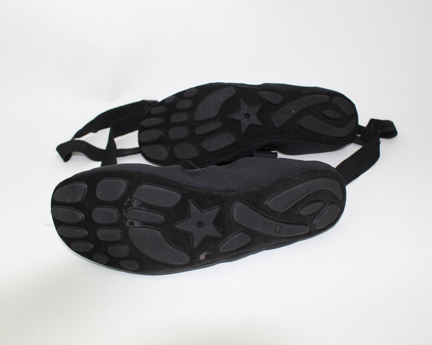 DIOR ACADEMY LACE-UP BALLERINA FLATS