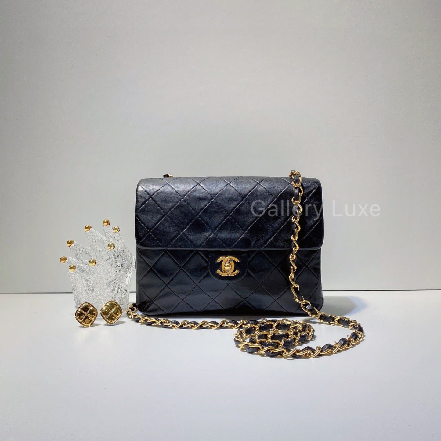 No.2519-Chanel Vintage Lambskin Classic Mini 20cm