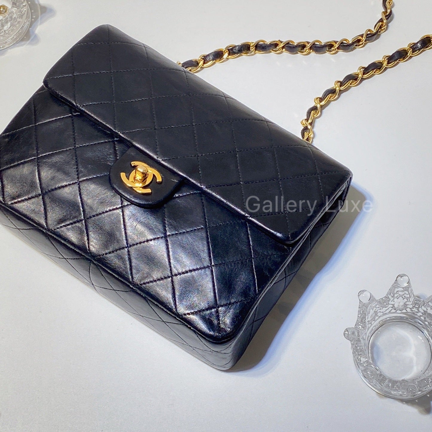No.2519-Chanel Vintage Lambskin Classic Mini 20cm