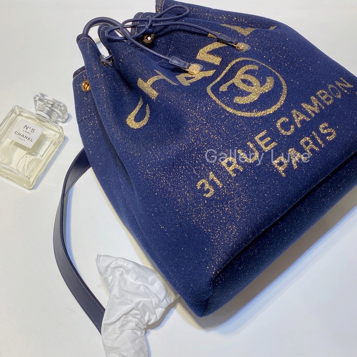 No.2696-Chanel Denim Deauville Backpack (Brand New/全新)