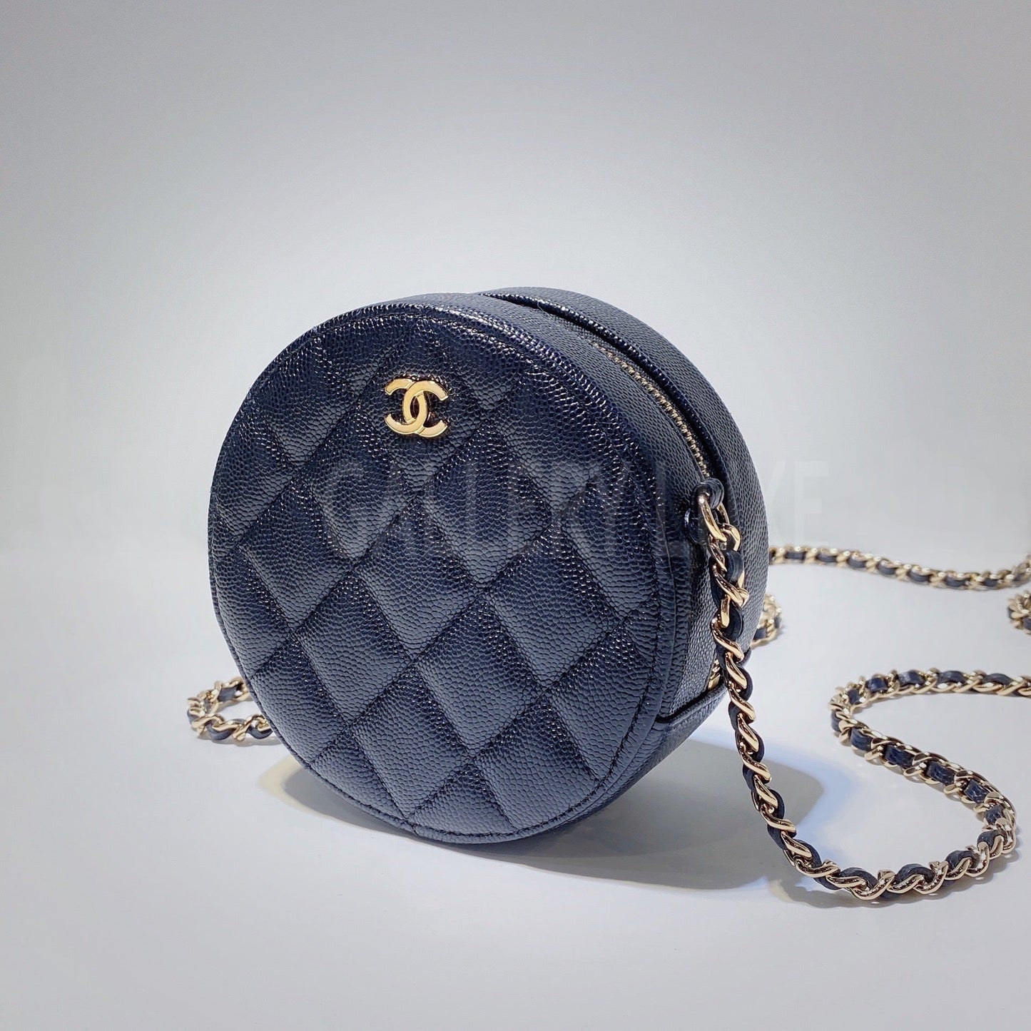 No.3268-Chanel Caviar Timeless Classic Clutch With Chain
