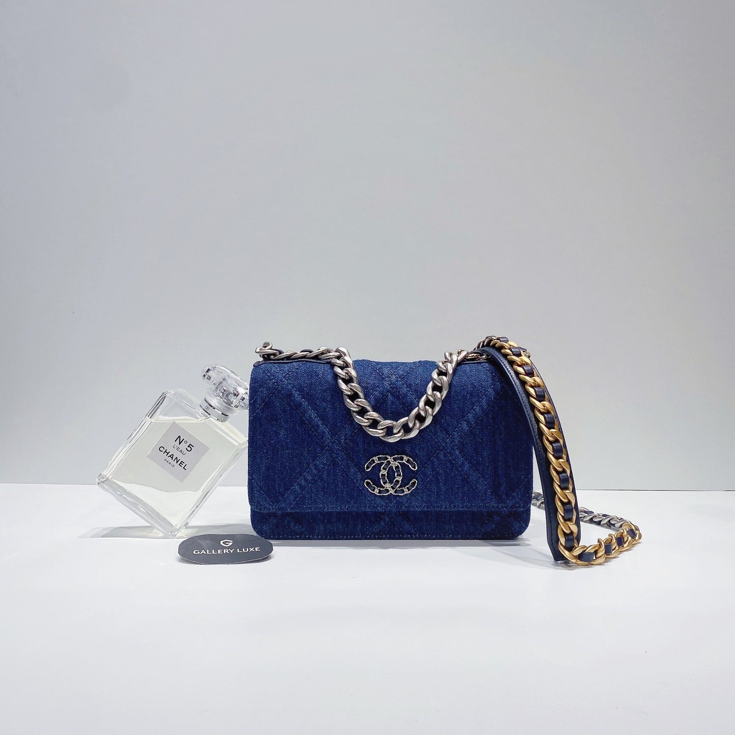No.001345-Chanel Denim 19 Wallet On Chain (Brand New / 全新貨品)