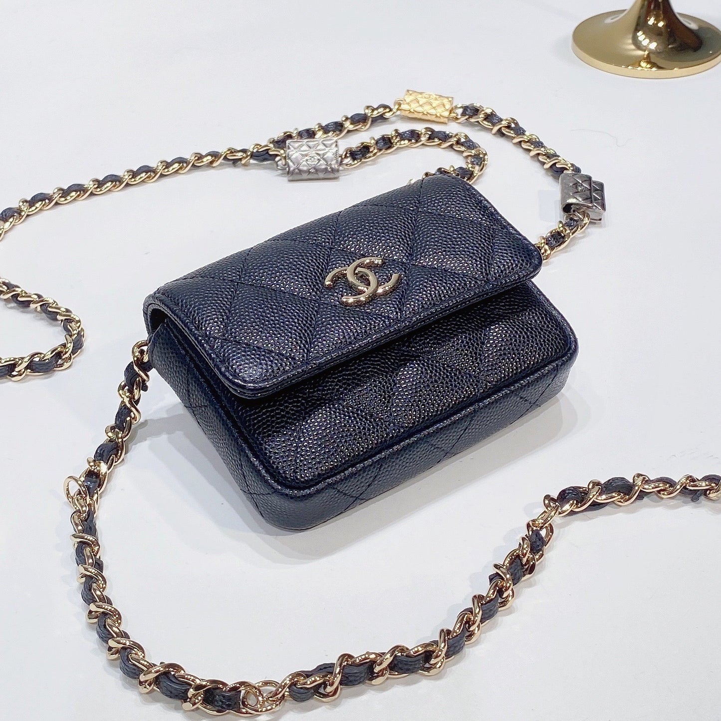 No.3574-Chanel Charm On Chain Belt Bag
