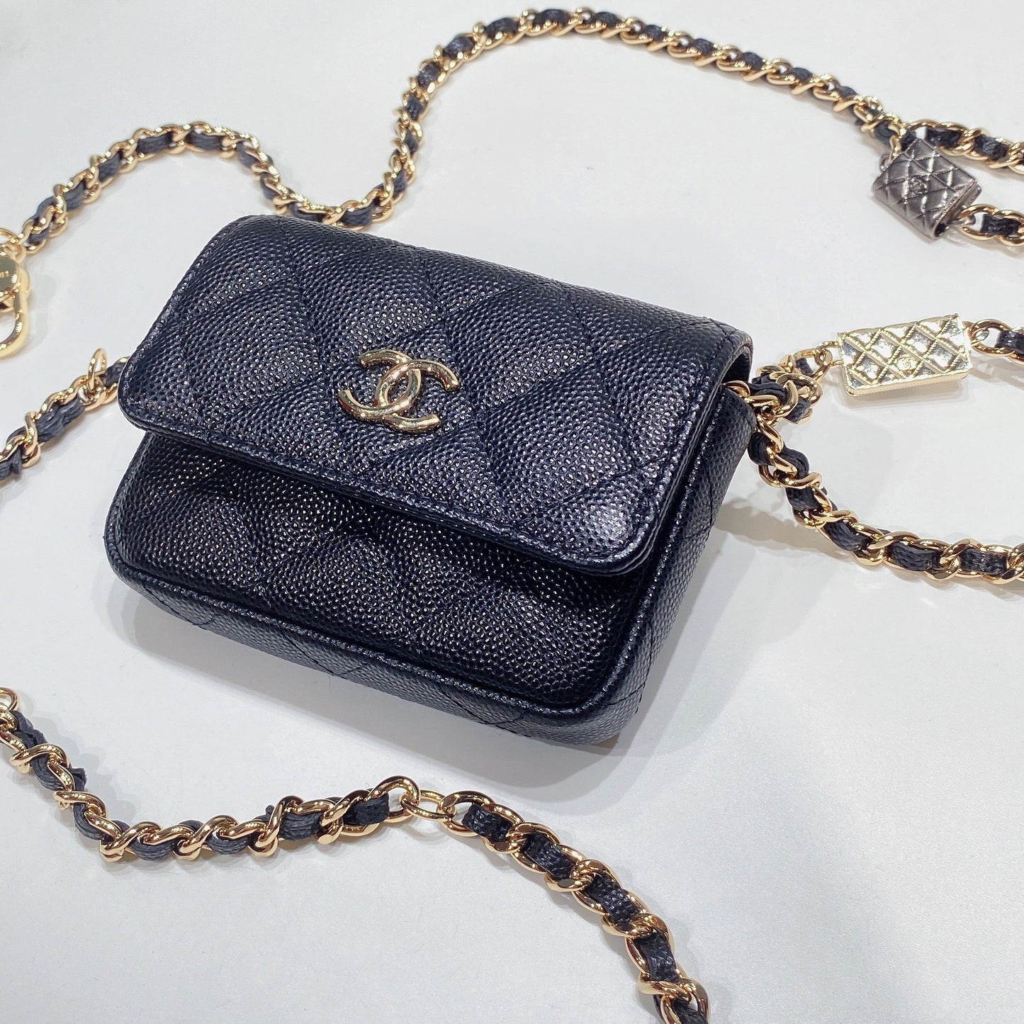 No.3574-Chanel Charm On Chain Belt Bag