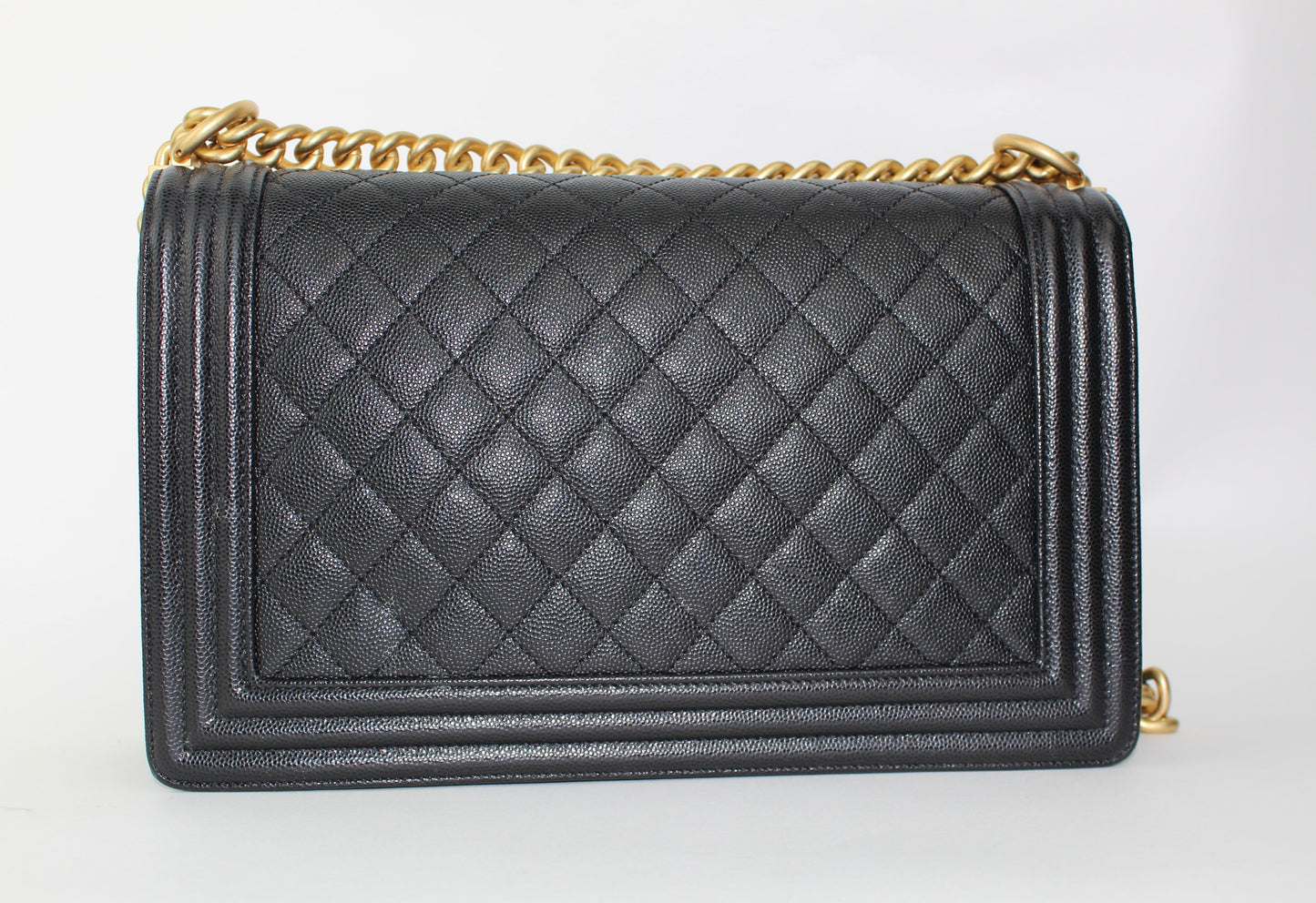 CHANEL NEW MEDIUM CAVIAR BOY BAG