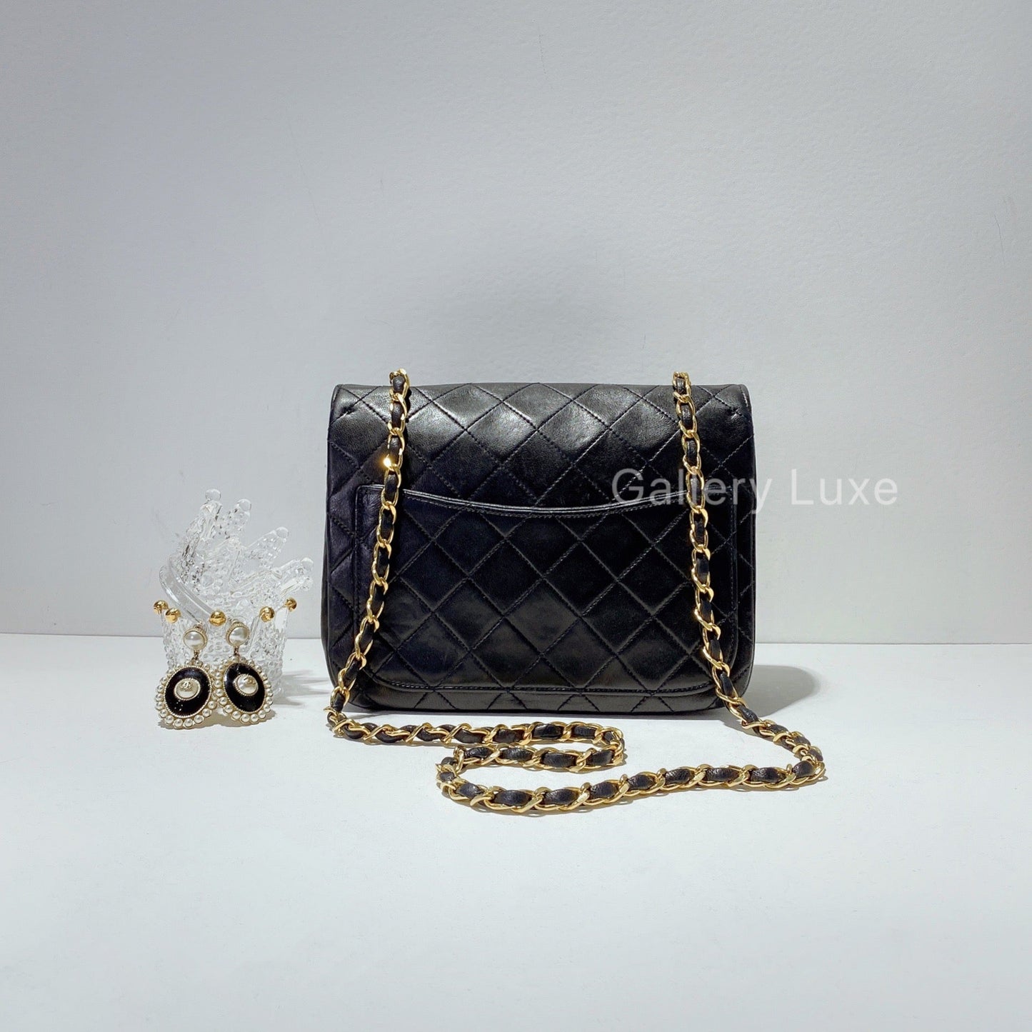 No.2442-Chanel Vintage Lambskin Flap Bag