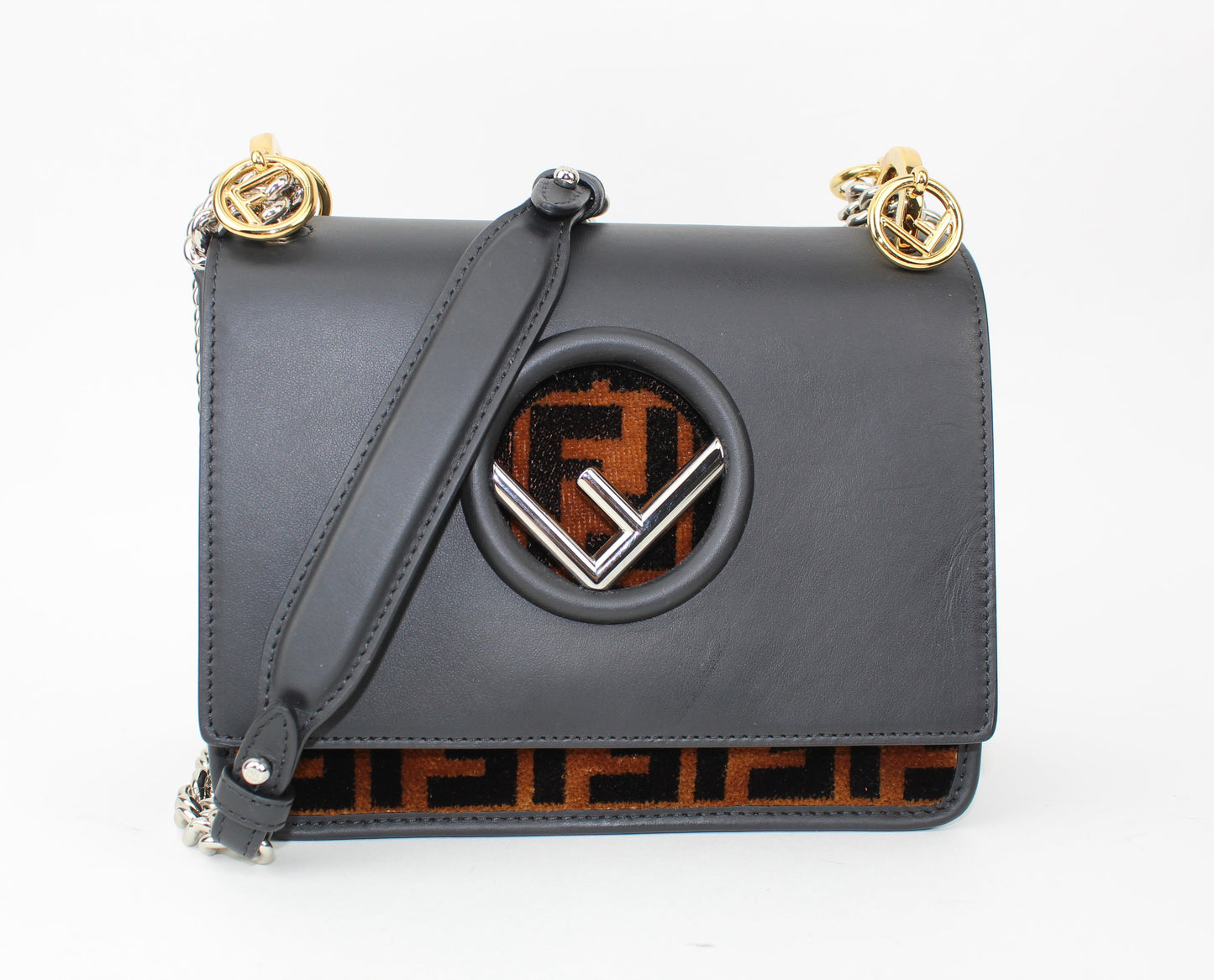 FENDI KAN I F SMALL SHOULDER BAG