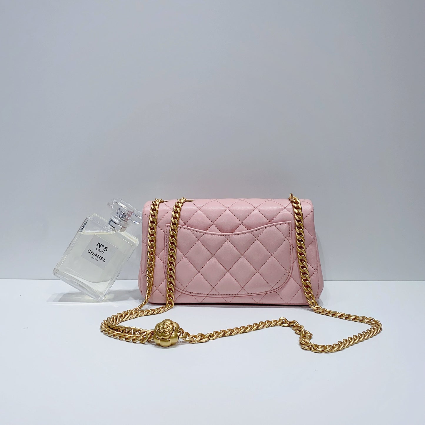 No.3846-Chanel Sweet Camellia Rectangular Mini Flap Bag  (Brand New / 全新)