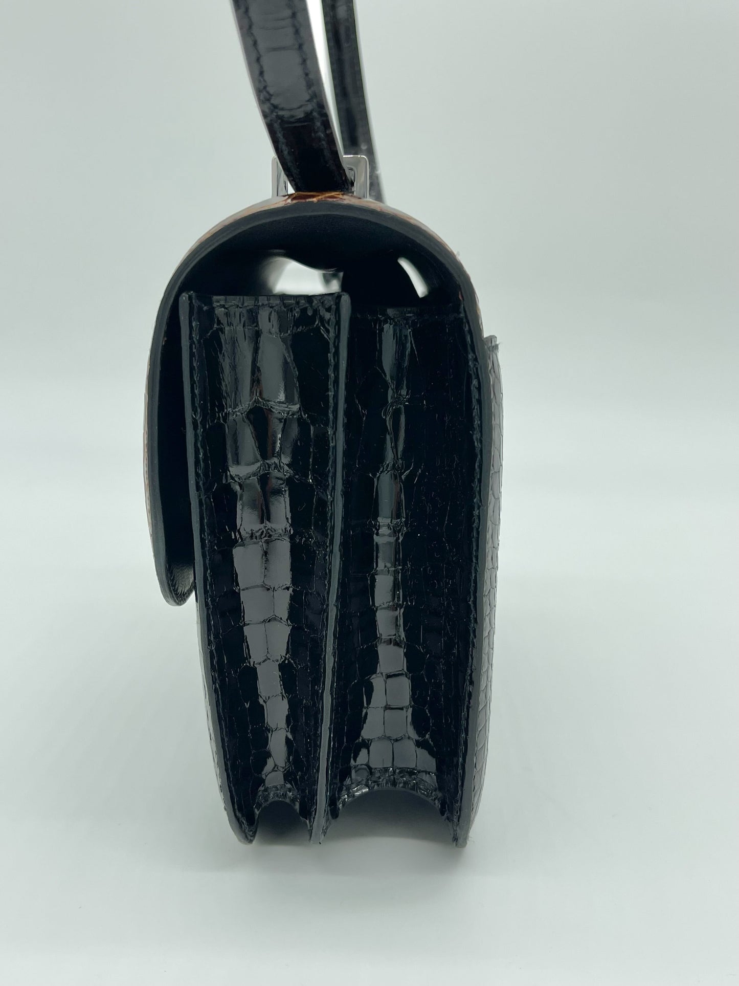 Luxury Hermes Constance III 18 Mini Marquetry AL Noir/Miel/Cassic