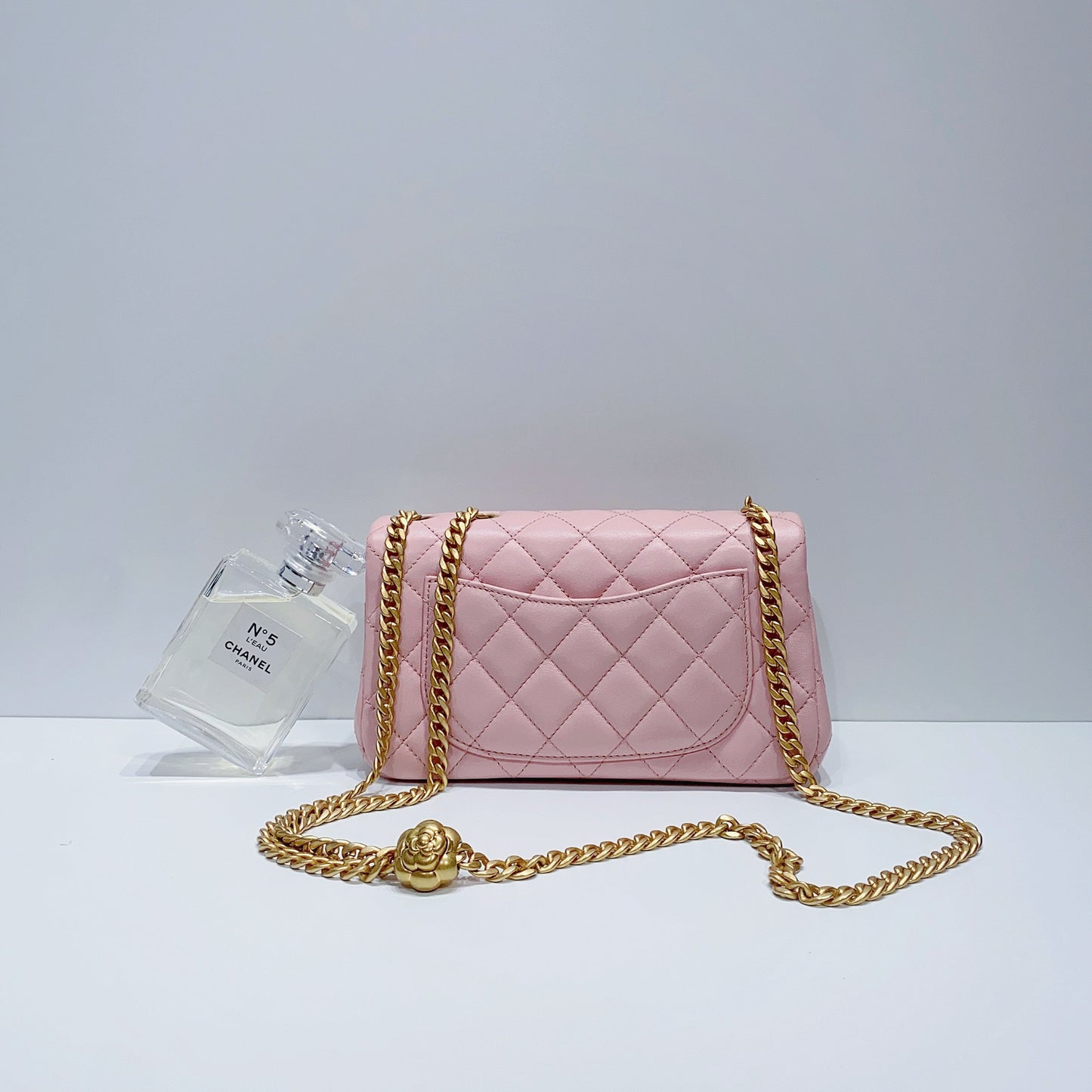 No.3846-Chanel Sweet Camellia Rectangular Mini Flap Bag  (Brand New / 全新)