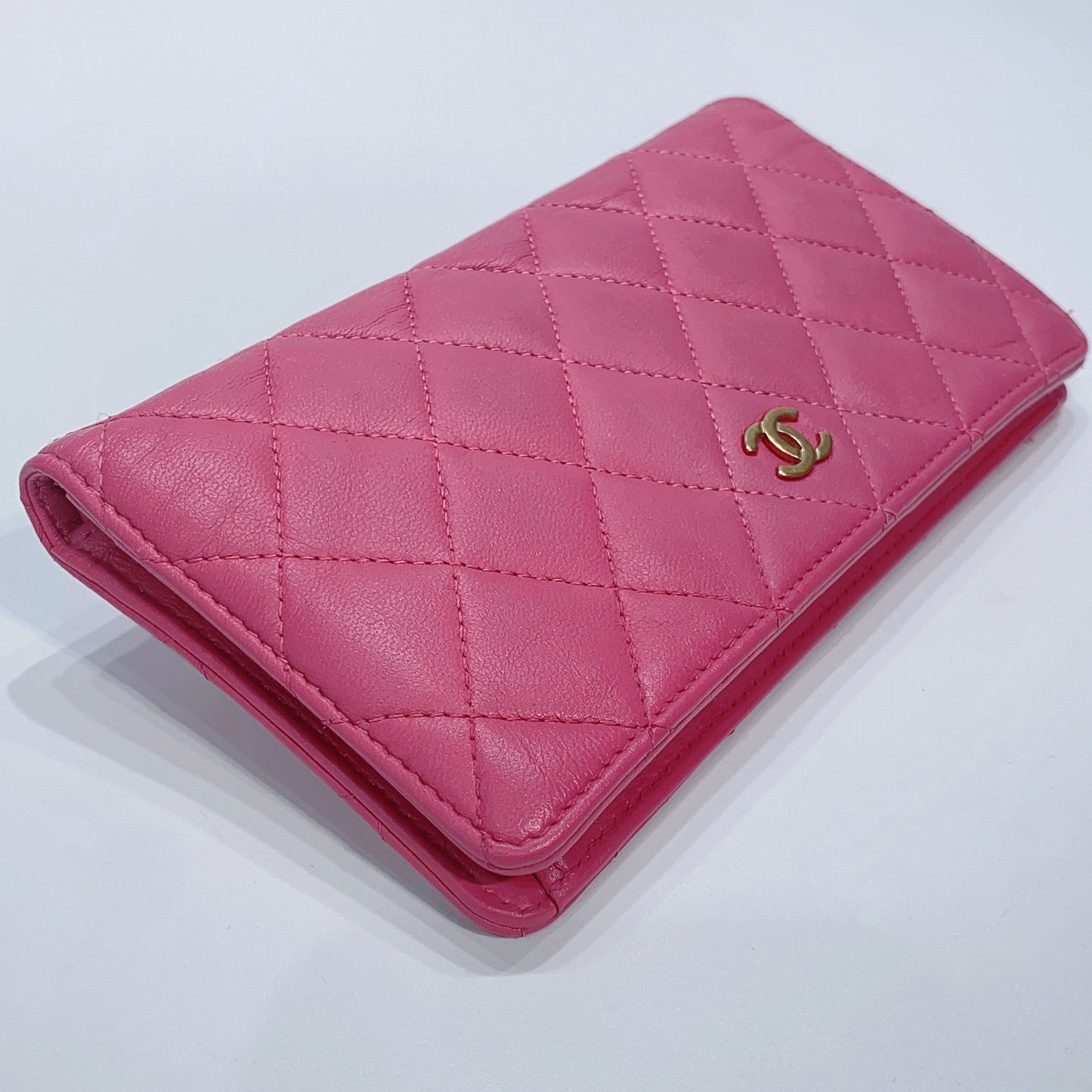 No.2846-Chanel Lambskin Timeless Classic Long Wallet