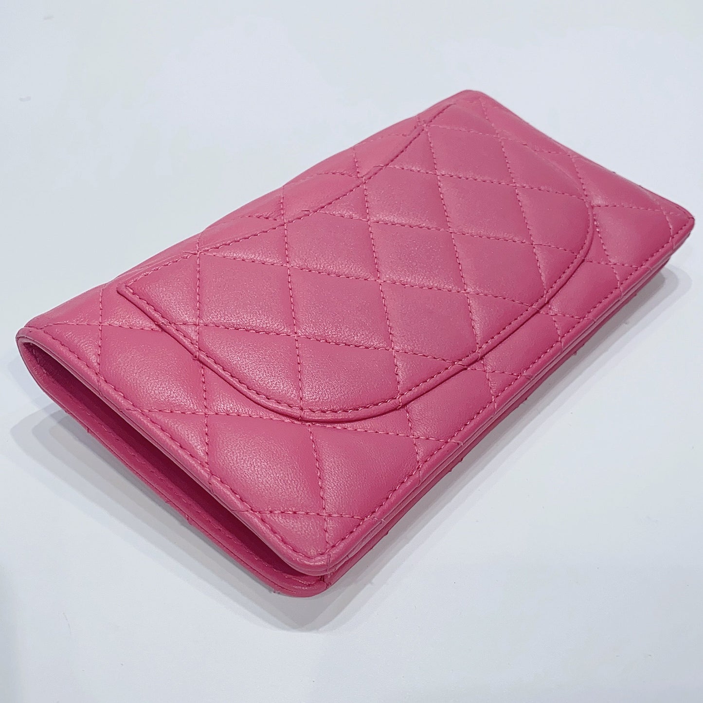 No.2846-Chanel Lambskin Timeless Classic Long Wallet