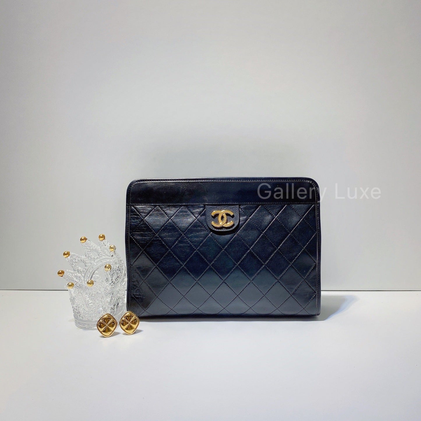 No.2703-Chanel Vintage Lambskin Small Clutch