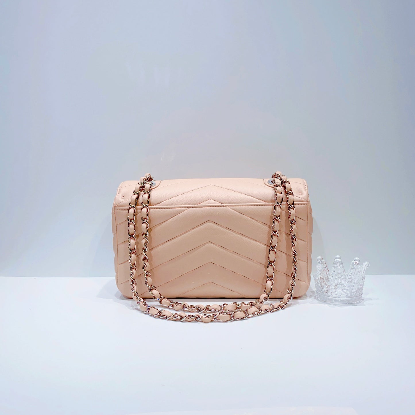 No.3908-Chanel Caviar Lady Chevron Flap Bag (Unused / 未使用品)