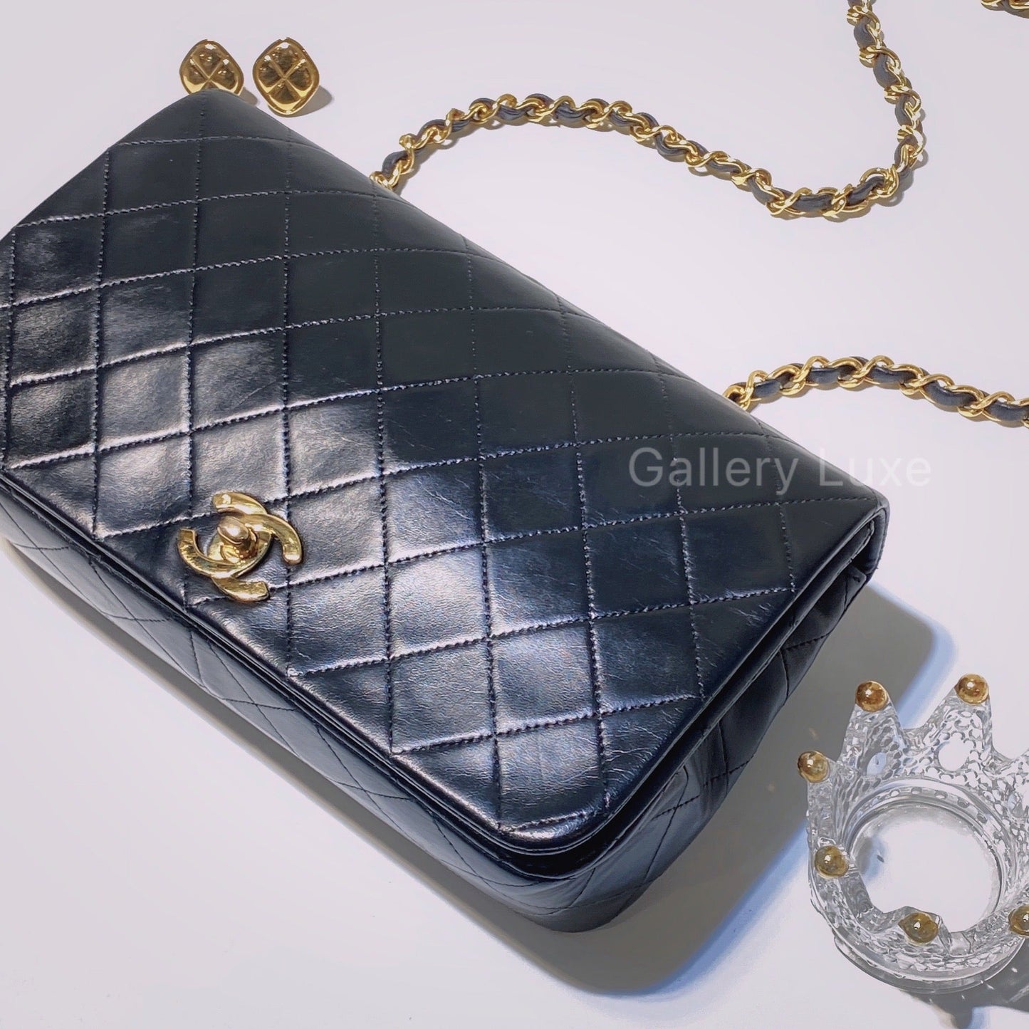No.2683-Chanel Vintage Lambskin Flap Bag