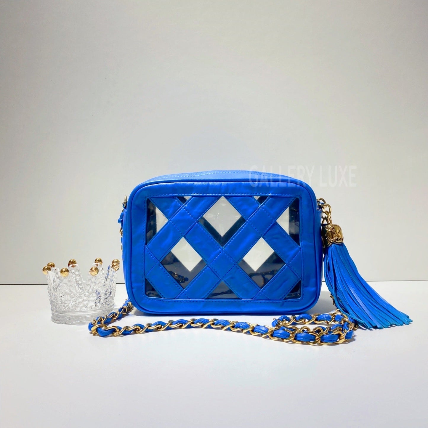 No.001194-Chanel Vintage PVC Camera Bag