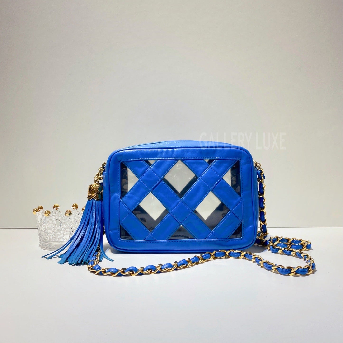 No.001194-Chanel Vintage PVC Camera Bag