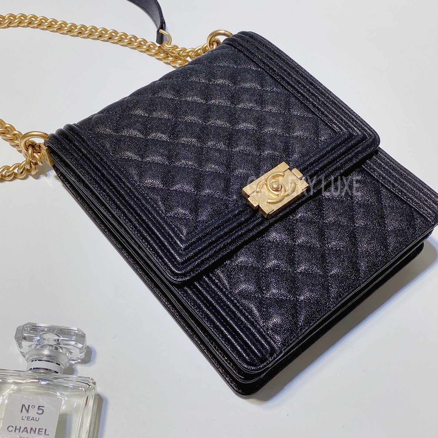 No.3273-Chanel Caviar Large New Boy
