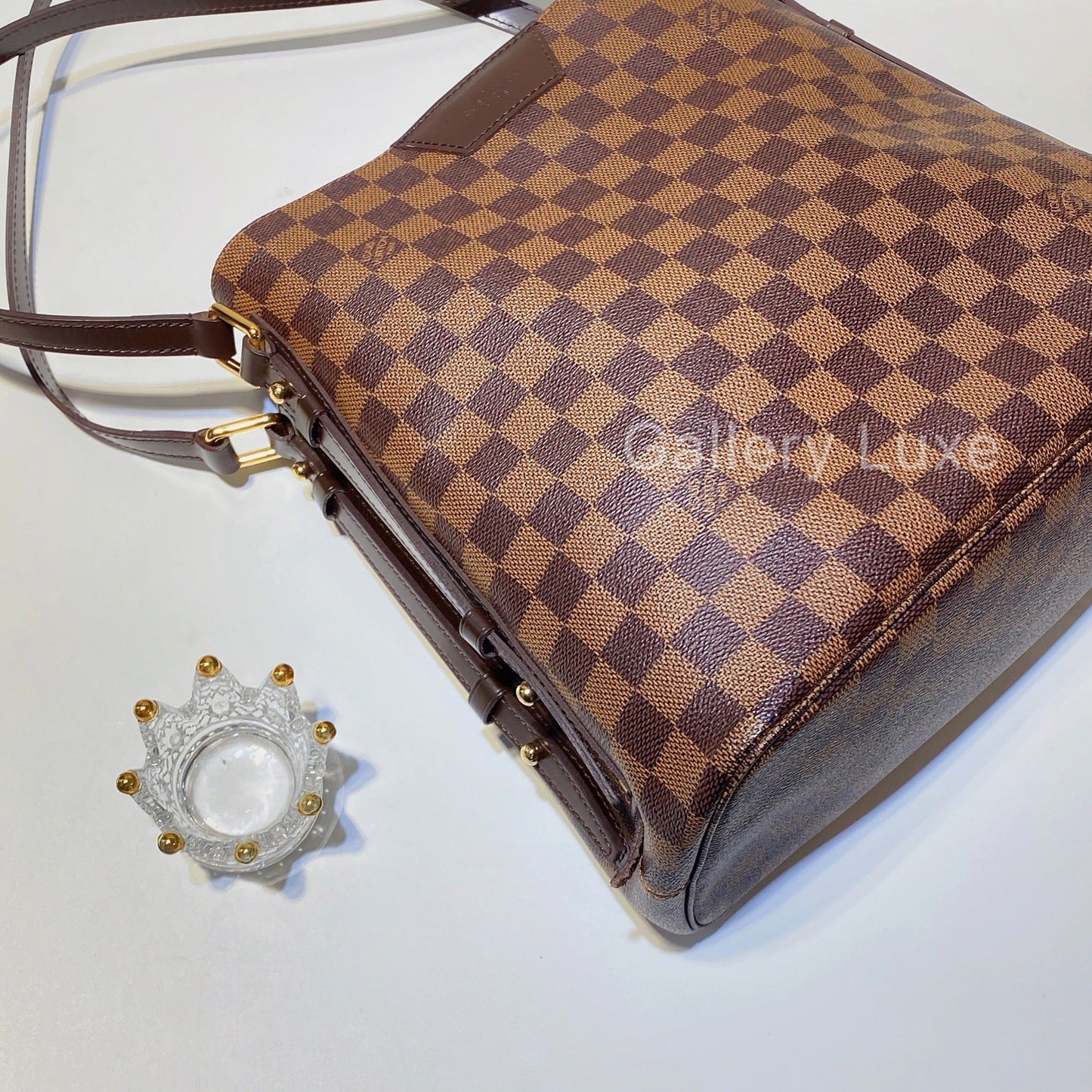 No.2707-Louis Vuitton Damier Ebene Cabas Rivington