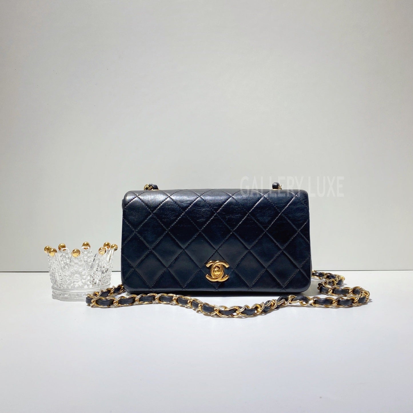 No.3026-Chanel Vintage Lambskin Mini Flap Bag