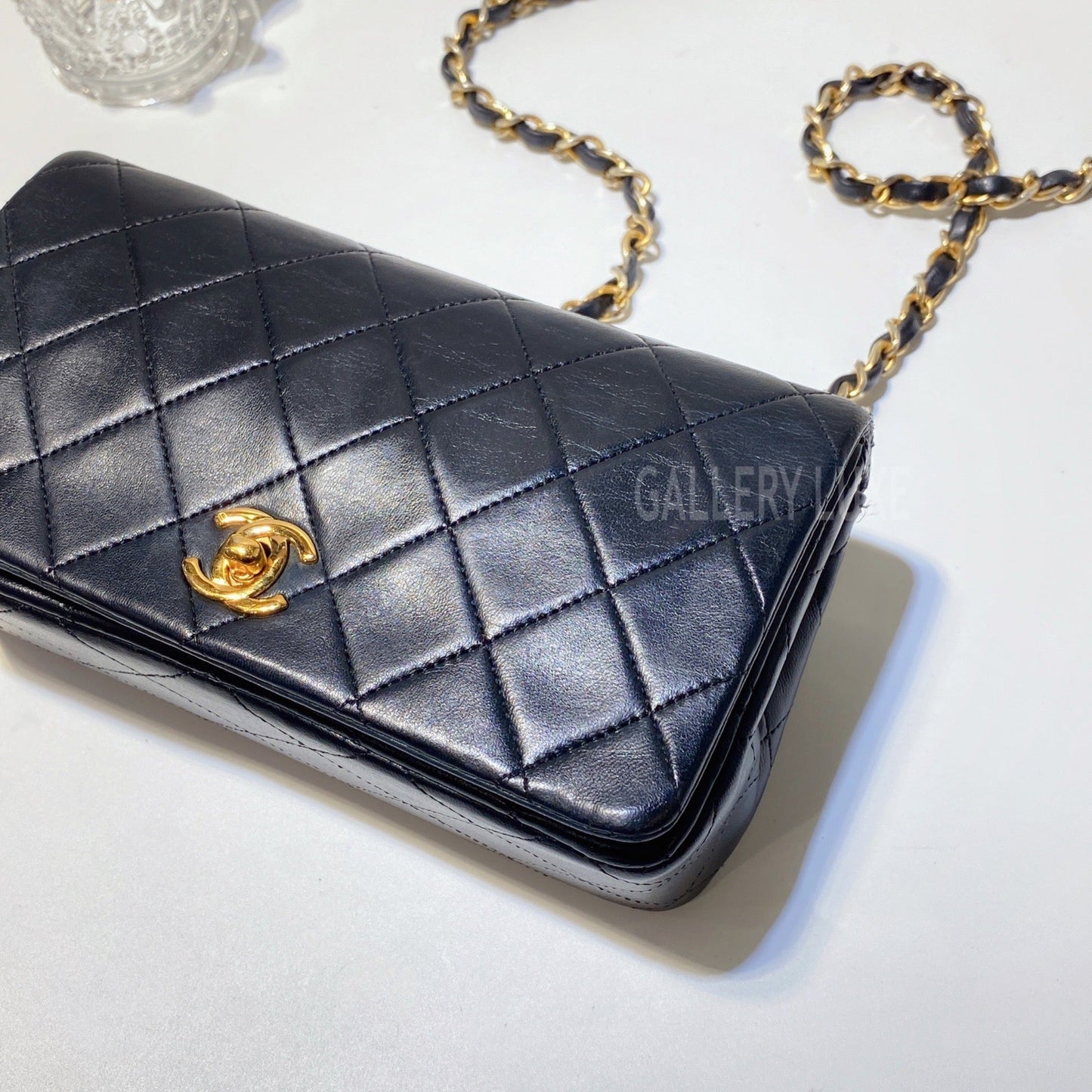 No.3026-Chanel Vintage Lambskin Mini Flap Bag