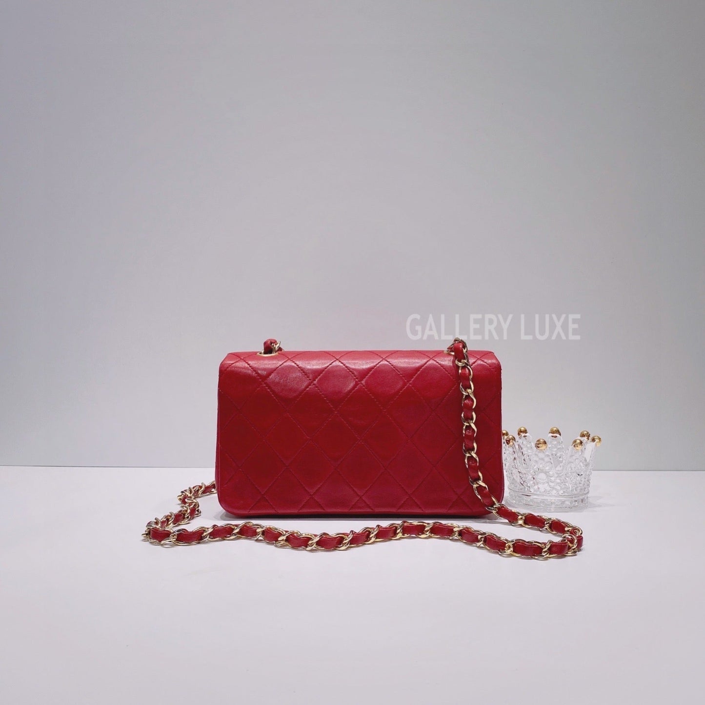 No.3462-Chanel Vintage Lambskin Mini Flap Bag
