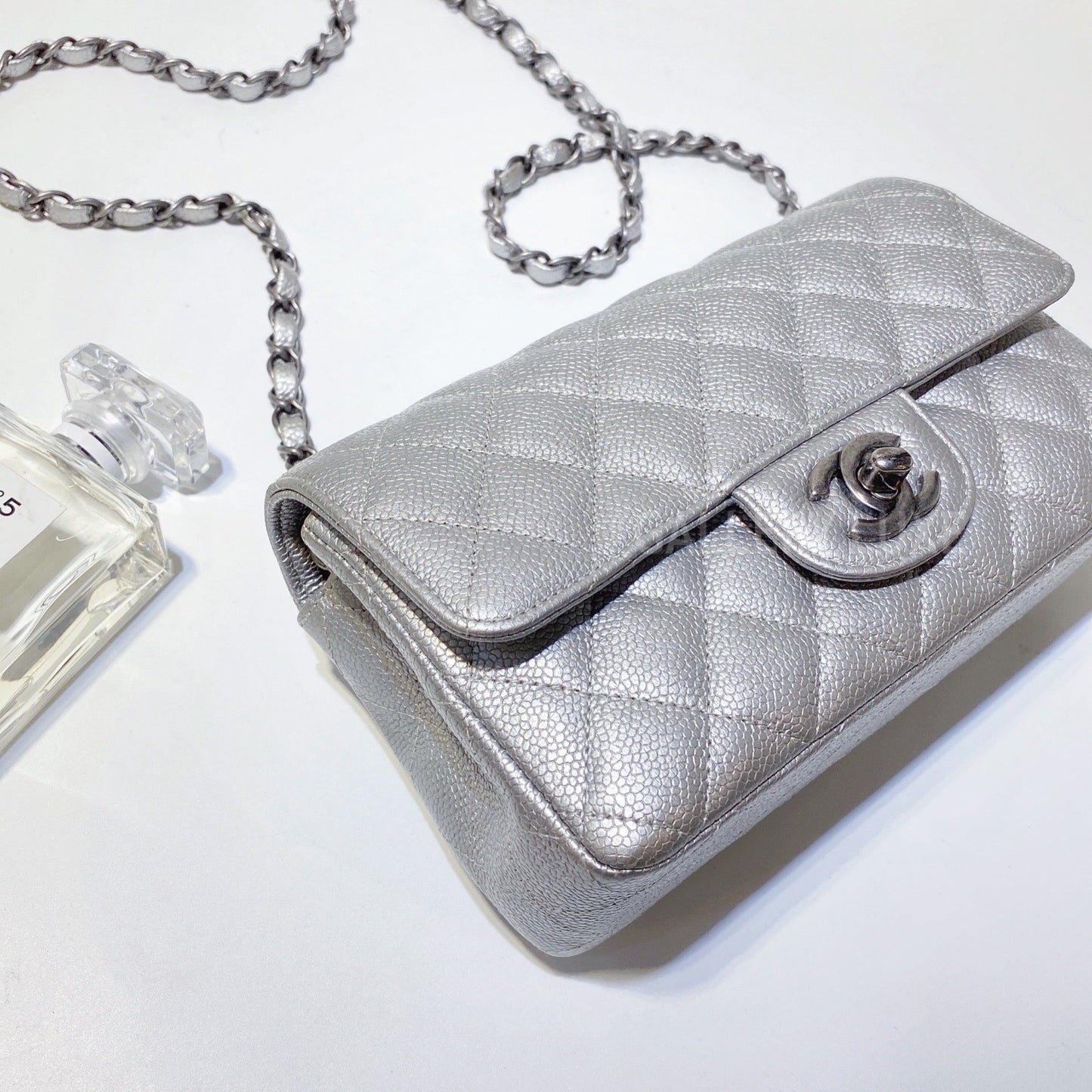 No.3024-Chanel Caviar Classic Flap Mini 20cm