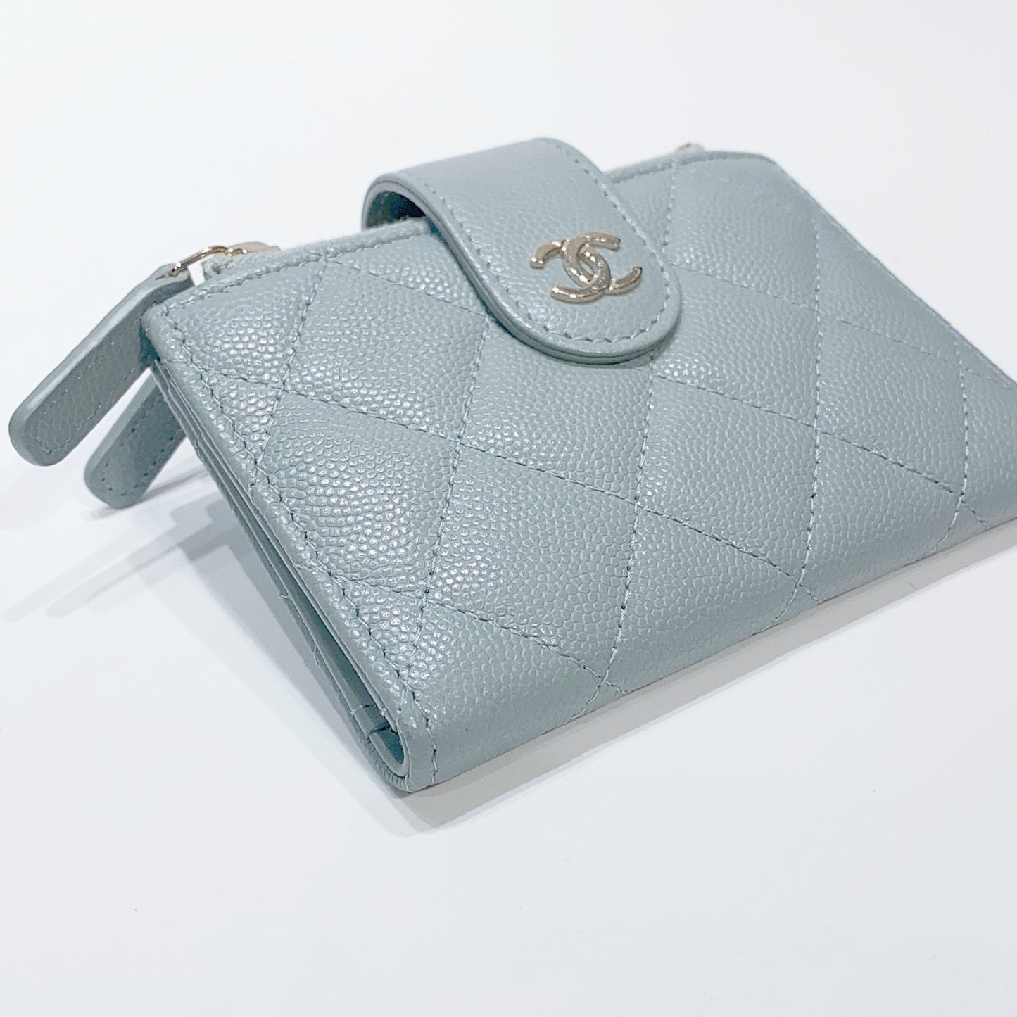 No.4078-Chanel Timeless Classic Zipped Small Wallet