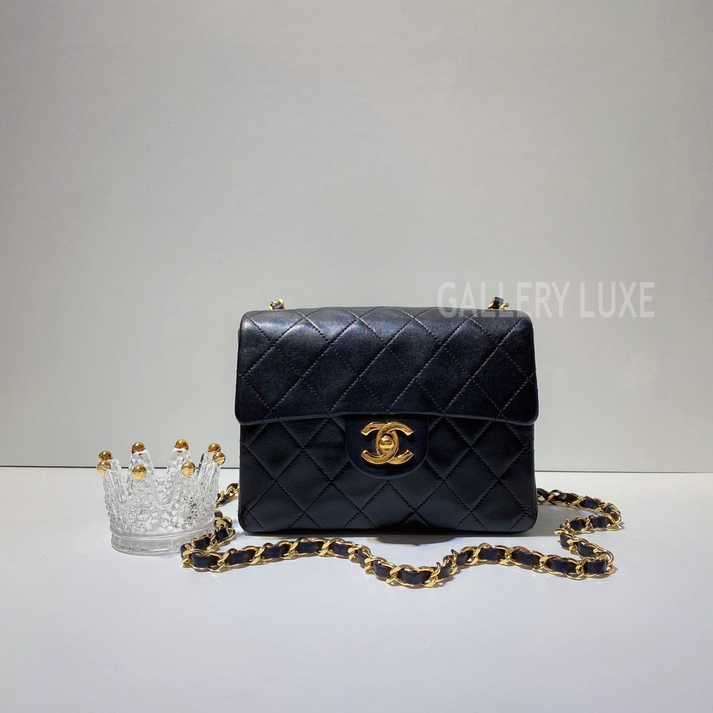 No.3031-Chanel Vintage Lambskin Classic Flap Mini 17cm