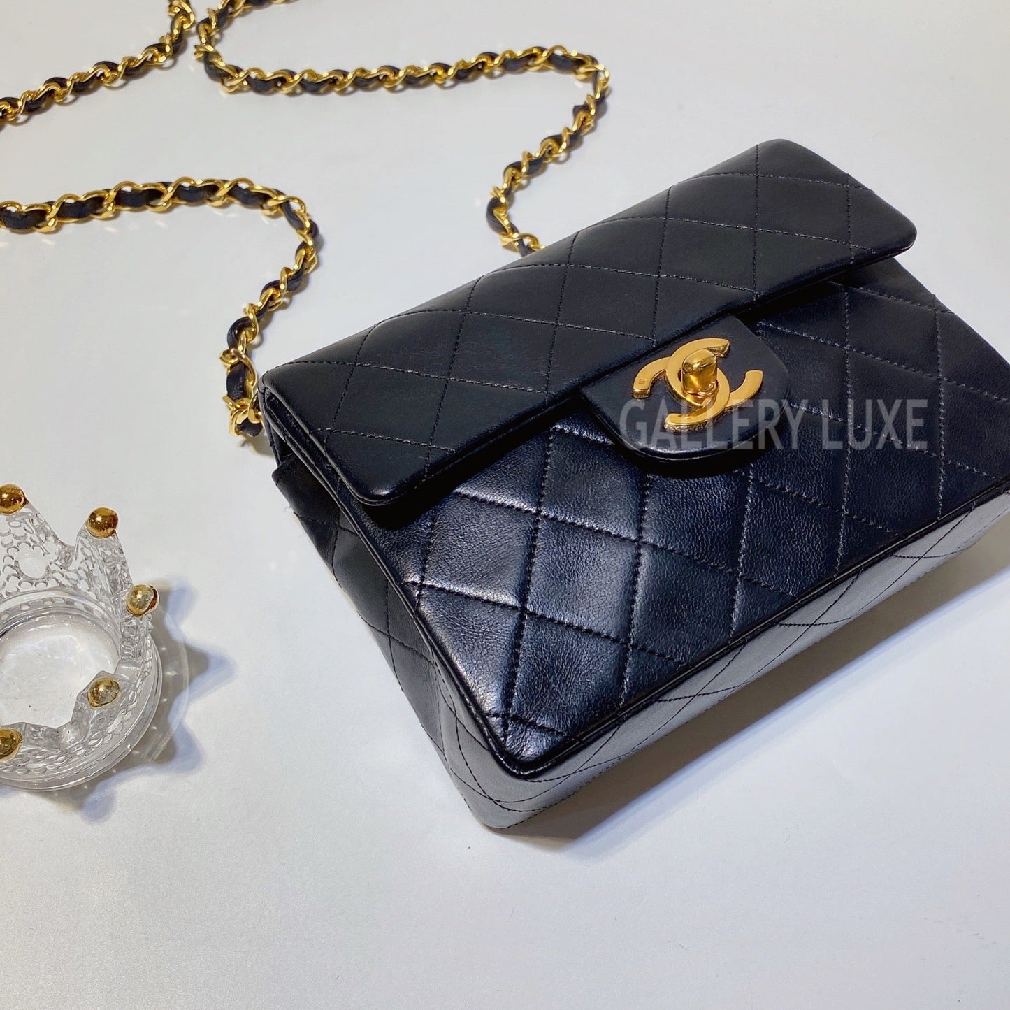 No.3031-Chanel Vintage Lambskin Classic Flap Mini 17cm