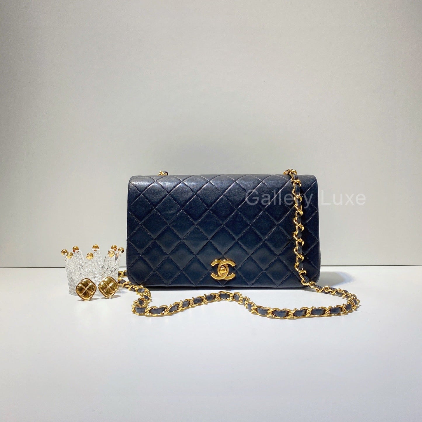 No.2713-Chanel Vintage Lambskin Flap Bag