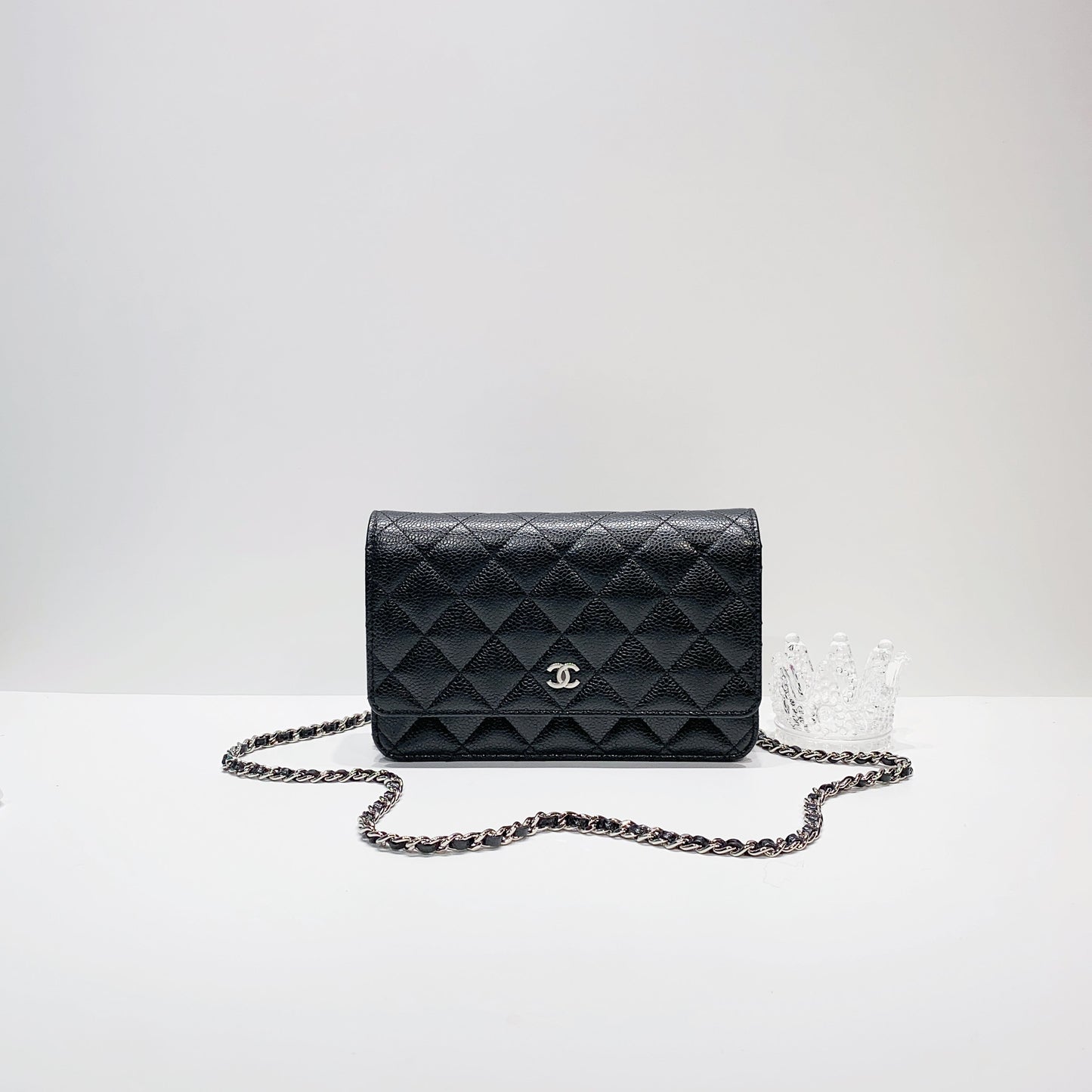 No.3943-Chanel Caviar Timeless Classic Wallet On Chain