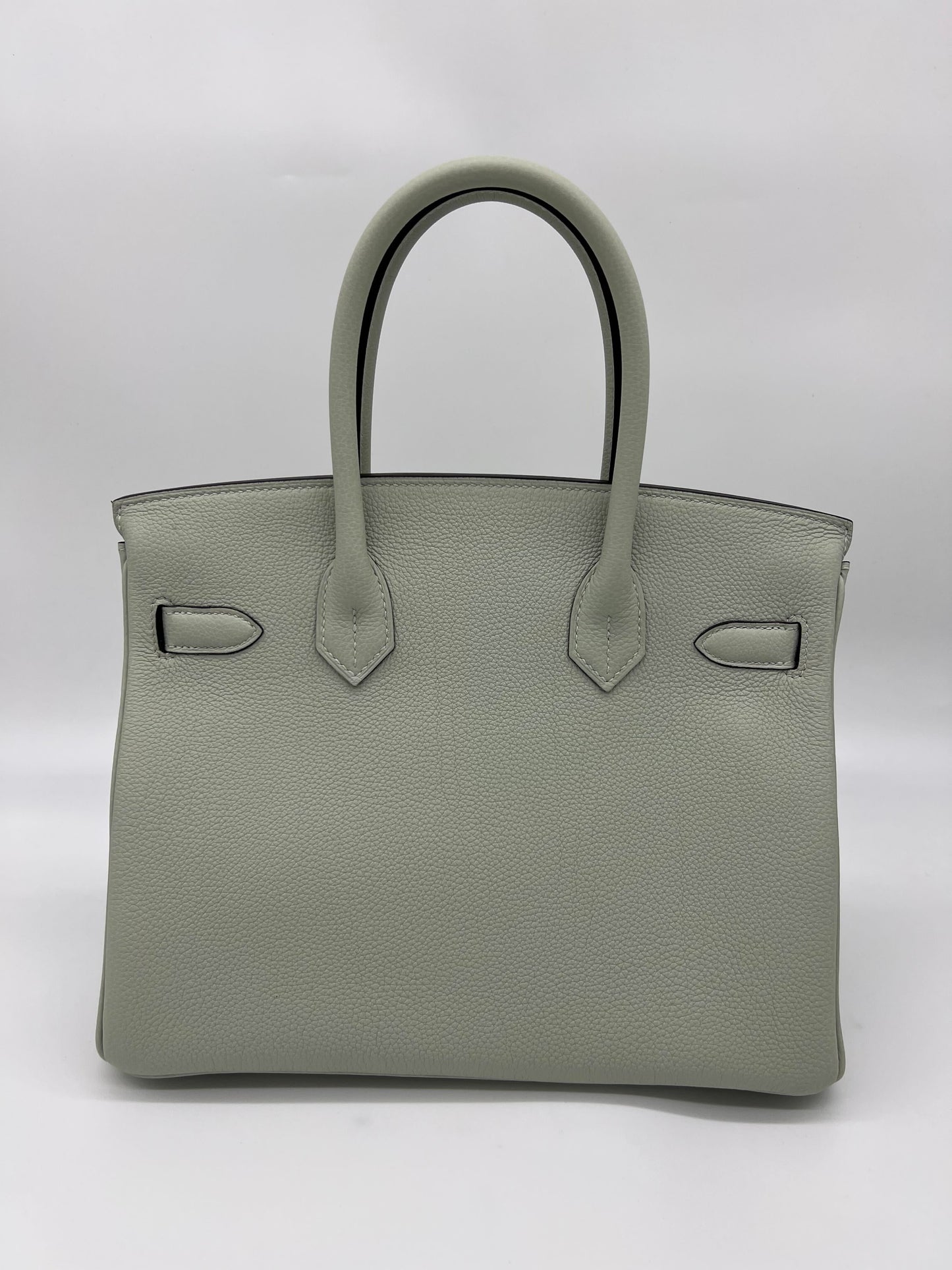 Luxury Hermes Birkin 30 Veau Togo Gris Neve Gold Hardware